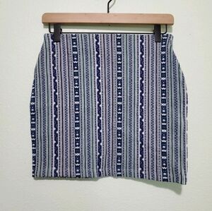 Zara • Striped Mini Skirt‎